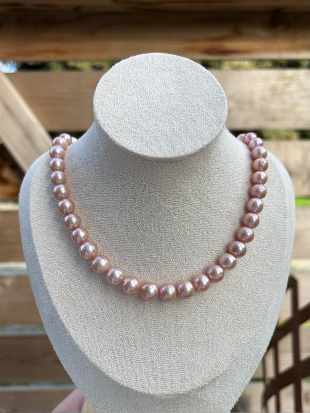 Natural Pink Freshwater Pearl Necklace